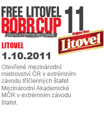 Bobr Cup 2011 - Otevřené mezinárodní mistrovství ČR v extremním závodu tříčlenných štafet