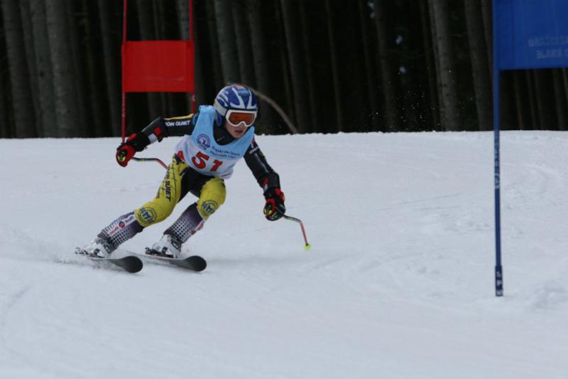 SkiCamp Lipno 2011 - tréninkový kemp pro děti - obří slalom