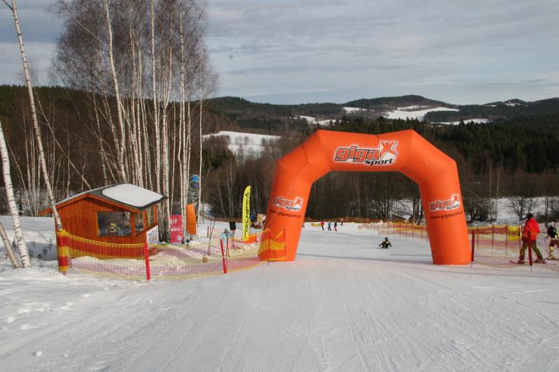 SkiCamp Lipno 2011 - tréninkový kemp pro děti - obří slalom